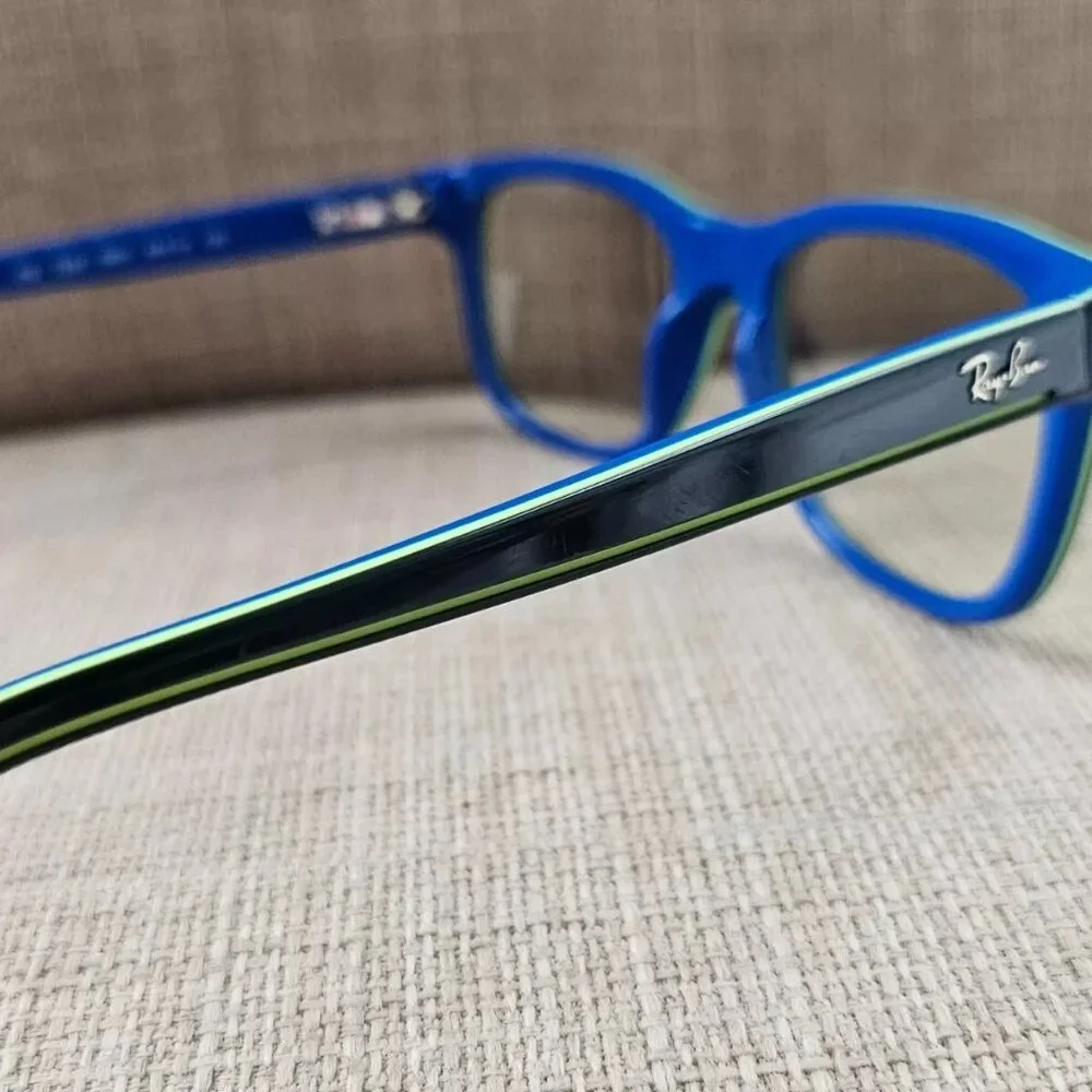 Ray-Ban Kids Youth Eyeglasses Frame Black/Blue Glasses RB1536 3600 46[]16 125